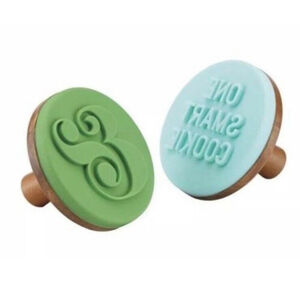 Kate Spade NY Cookie Press ~ One Smart Cookie ~ Wooden & Silicone Presses NIB